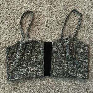 Urban Outfitters cropped lace top